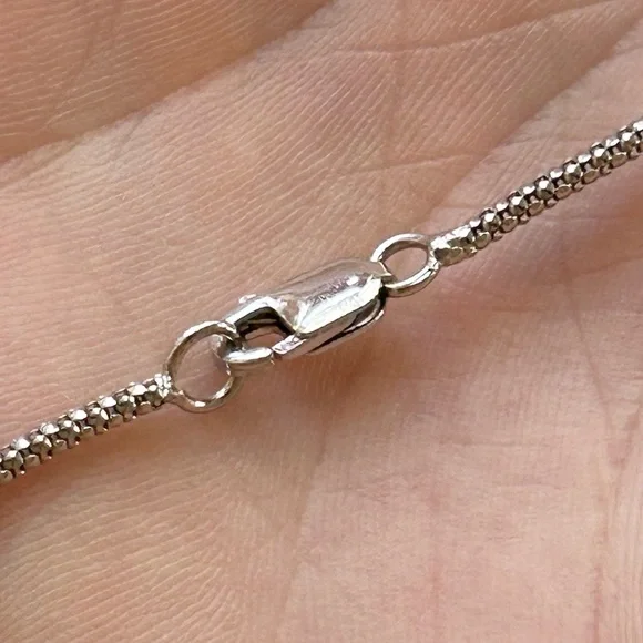 Rhodium over 925 Sterling Silver Freshwater Pearl Dangle Earrings & Necklace Set - Picture 15 of 15